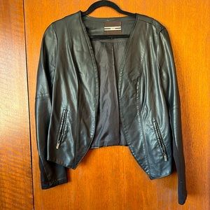 Women’s faux leather jacket